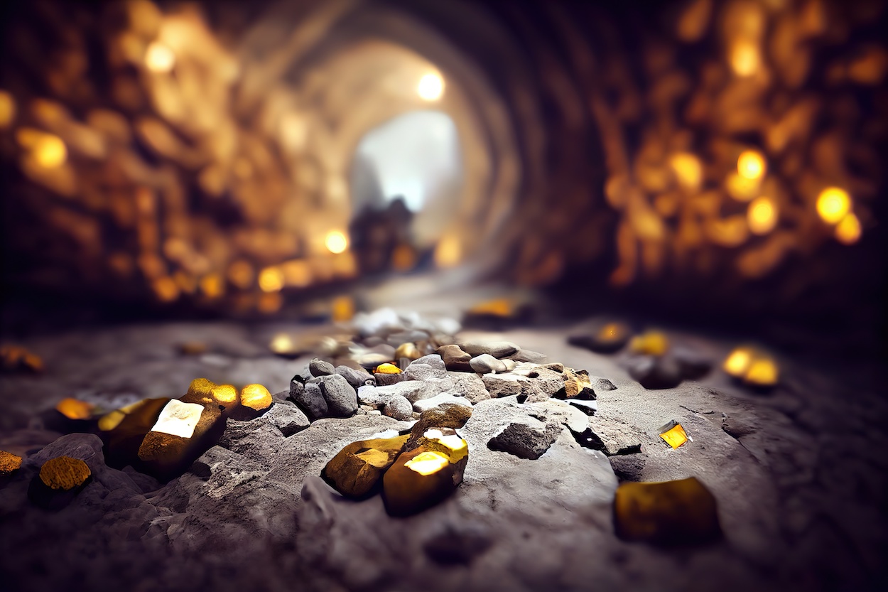 Deposito minerario di oro