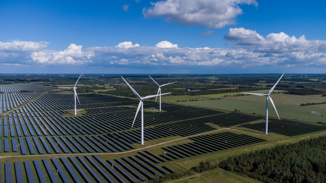 Wind Solar Power Plant